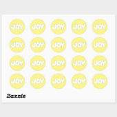 Outline Art coloré - Joie - stickers mot (Feuille)