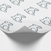 Outlne Bunny Cadeaupapier (Hoek)