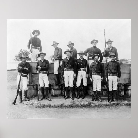 Outpost Guards, Cavite, Filipijnen: 1899 Poster (Voorkant)