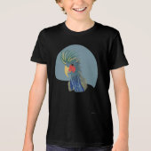 Outrageous cockatoo Tri-Blend shirt (Voorkant)
