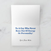 Outre de la carte d'anniversaire de radio-amateur (Intérieur)