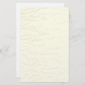 Outre du blanc papeterie de papier froissée (Devant / Derrière)