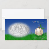 Outre du modèle photo de Joyeuses Fêtes (Devant / Derrière)