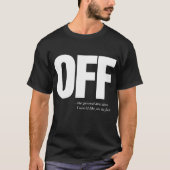 Outre du T-shirts offensif drôle des hommes (Devant)