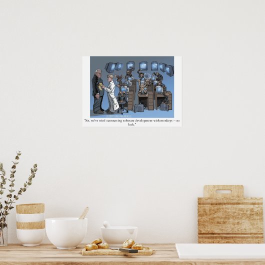 Outsourcingfout Poster (Keuken)