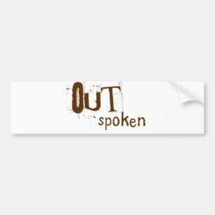 OUTSpoken Bumpersticker