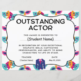 Outstanding Actor Student Recognition Award