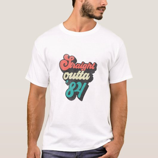 Outta 84  Verjaardag T-shirt (Voorkant)