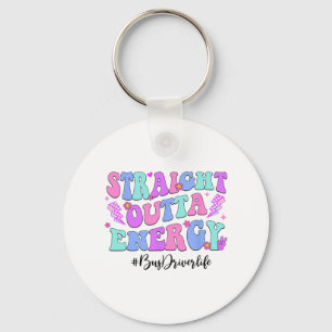 Outta Energy Bus Driver laatste dag van de school Sleutelhanger