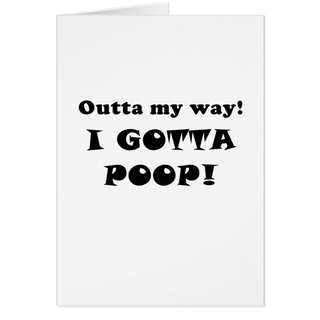 Outta ma manière que j'ai obtenue à la dunette (Devant)