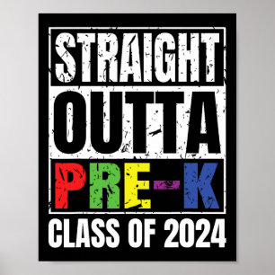 Outta Pre-k School Afstuderen CL van 2024 Poster