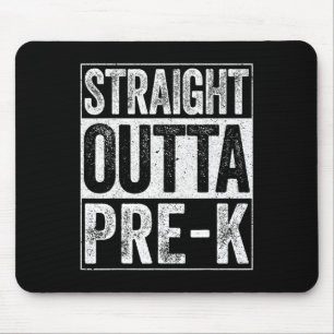 Outta Pre-k Voorschoolse Afstuderen Shirt 1 Muismat