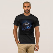 OUTTA SPACE — Blue Apple: Piercing Planet T-Shirt (Devant entier)