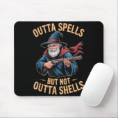 Outta Spells But Not Outta Shells Wizard Fantasy M Muismat (Met muis)