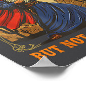 Outta Spells But Not Outta Shells Wizard Fantasy M Poster (Hoek)