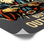 Outta Spells But Not Outta Shells Wizard Fantasy M Poster (Hoek)