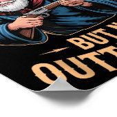 Outta Spells But Not Outta Shells Wizard Fantasy M Poster (Hoek)