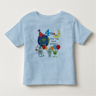Outta This World 4th Birthday Tshirts et cadeaux