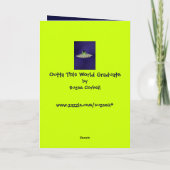 Outta This World Afstuderen kaart (Achterkant)