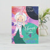 Outthis World 1 Invitation Anniversaire Carte (Debout devant)