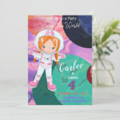 Outthis World Diverse Birthday Invitation Card (Debout devant)