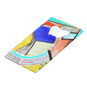 Ouverture Abstraite de la bouteille de la carte de (Devant Angle)