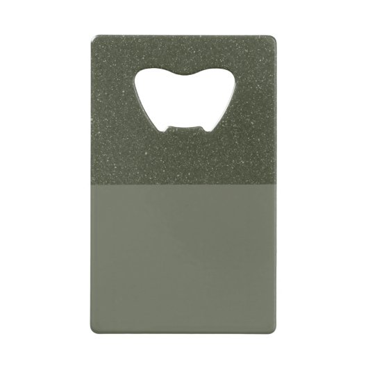 Ouverture de bouteille à deux tons vert mousse - p (Devant)