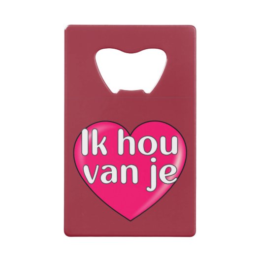 Ouverture de bouteille de carte de crédit (Devant)