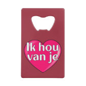 Ouverture de bouteille de carte de crédit (Dos)