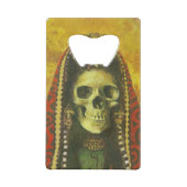 Ouverture de bouteille de carte de crédit crâne dé (Dos)