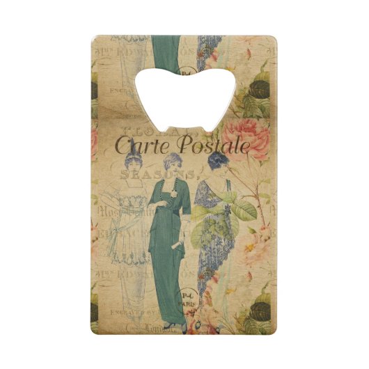 Ouverture de bouteille de carte de crédit français (Devant)