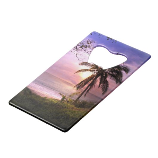 Ouverture de bouteille de carte de crédit Paradise (Devant Angle)