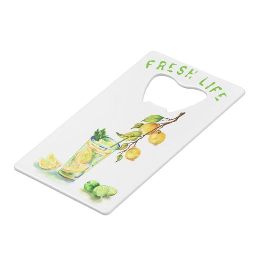 Ouverture de bouteille de citron frais - Texte per (Devant Angle)