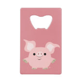 Ouverture de bouteille de cochon de dessin mignonn (Devant)