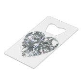 Ouverture de bouteille de coeur en diamant (Dos Angle)