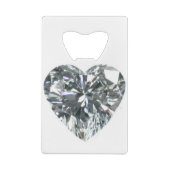 Ouverture de bouteille de coeur en diamant (Dos)