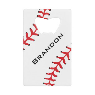 Ouverture de bouteille de conception de base-ball