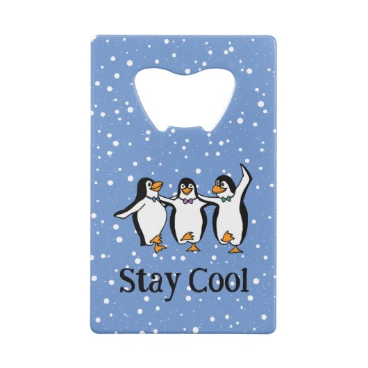 Ouverture de bouteille de design de pingouins de d (Dos)