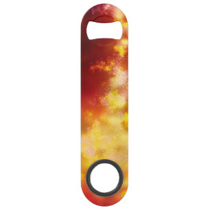 Ouverture de bouteille de flamme du ciel nocturne