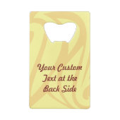 Ouverture de bouteille de la carte de crédit de la (Dos)