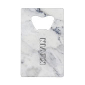 Ouverture de bouteille de la carte de crédit en fa (Dos)