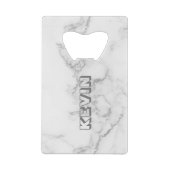 Ouverture de bouteille de la carte de crédit en fa (Dos)