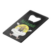 Ouverture de bouteille de la carte de crédit Holy  (Devant Angle)