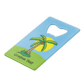 Ouverture de bouteille de la carte de crédit Palm  (Devant Angle)