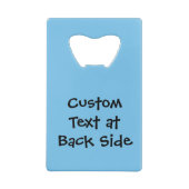 Ouverture de bouteille de la carte de crédit Palm  (Dos)