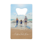 Ouverture de bouteille de la carte de crédit perso (Dos)