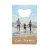 Ouverture de bouteille de la carte de crédit perso (Devant)