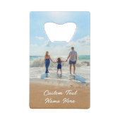 Ouverture de bouteille de la carte de crédit photo (Dos)