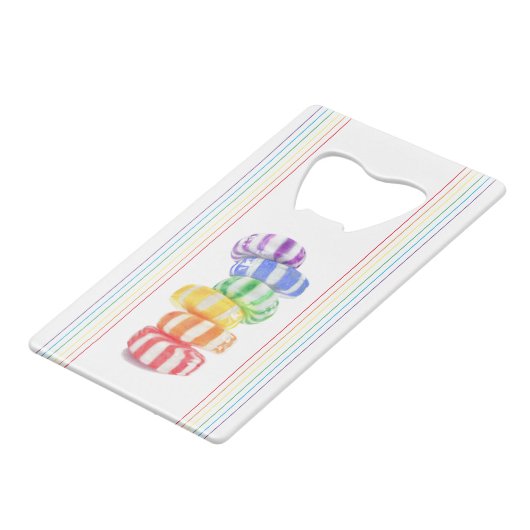 Ouverture de bouteille de la carte de crédit RAINB (Dos Angle)