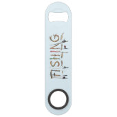 Ouverture de bouteille de mot de pêche (Devant)